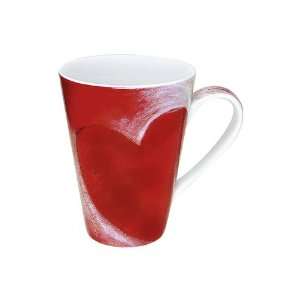    Waechtersbach Konitz Big Red Heart Coffee Tea Mug 