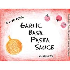 Nahos All Natural Waldorf Garlic & Basil Pasta Sauce, 25 Oz.  