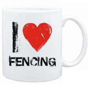  New  I Love Fencing  Mug Sports