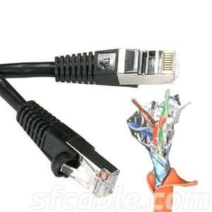  SF Cable, 150ft Shielded Cat5E 350MHz Molded Patch Cable 