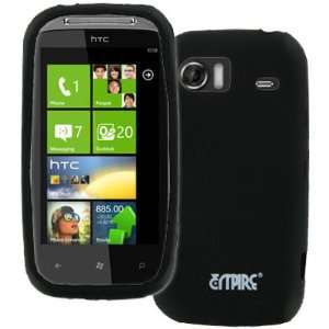   : EMPIRE Black Silicone Skin Case Cover for HTC 7 Mozart: Electronics