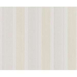   Leopard Skin Stripe Wallpaper, Cream/Light Gray