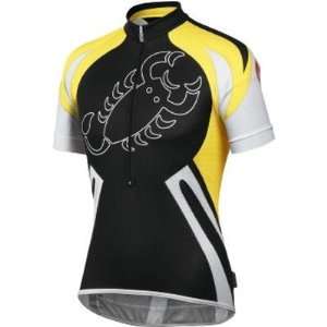   Cycling Jersey   black/yellow/white   A9054 131: Sports & Outdoors