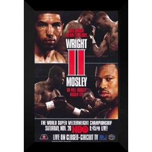  Winky Wright vs Shane Mosley 27x40 FRAMED Boxing Poster 