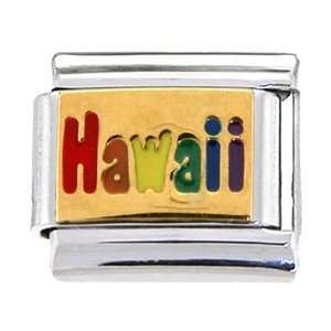  Gold HAWAII Italian Charm: Jewelry
