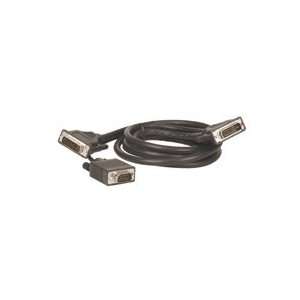 5m Black Splitter Cable with DVI I Male to DVI D Male and VGA:  