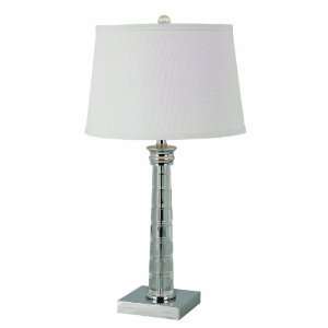  TransGlobe Lighting Table Lamps CTL 131 1 Lt Crystal Table 