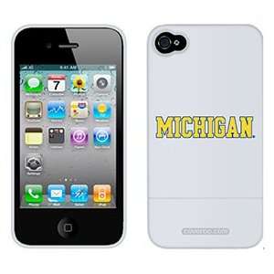  University of Michigan Michigan on Verizon iPhone 4 Case 