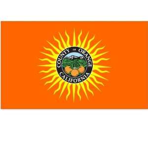  Orange County Flag California car bumper window sticker 5 
