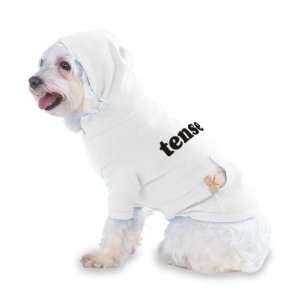    tense Hooded T Shirt for Dog or Cat LARGE   WHITE