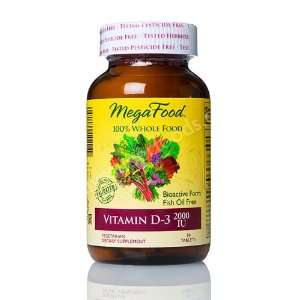  MegaFood, Daily Foods, Vitamin D 3, 2000 IU, 90 Tablets 