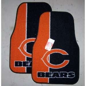  Chicago Bears Nfl 2 Pc Front Car/truck Mats Rugs: Home 