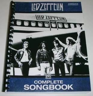 Led Zeppelin COMPLETE SONGBOOK 79 Songs Lead Sheets TAB  