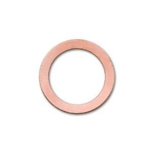  Copper 25mm Round Washer Blank with 19mm Hole, 24 gauge 