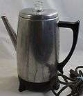   West Bend 9360 Aluminum Coffee Pot Maker Electric Percolator 9 Cups
