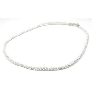  Twisted Rope Necklace With 925 Silver Clasp by TOC 