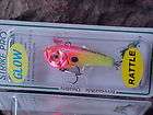 Strike Pro FAT BAT Ice/Open Water Jig Color A49FLR (Glow)Bass/Wal 