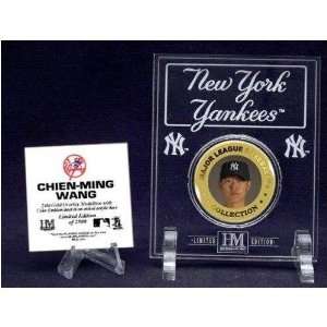  Chien Ming Wang New York Yankees 24KT Gold and Color Coin 