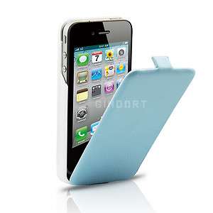   Leather Case Cover External 1450mAh Backup Battery for iPhone 4 4G New