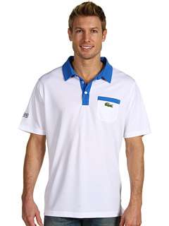 Lacoste S/S Super Dry Polo w/ Chest Pocket and Contrast Collar 