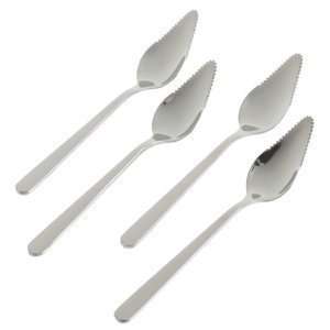  Set of 4 Fruit or Vegetable Serrated Stainless Steel 