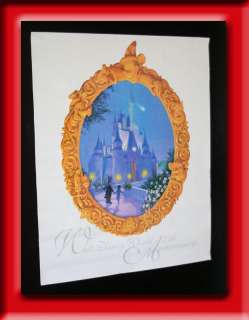 Walt Disney World 25th Anniversary Commemorative Poster  