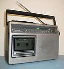 PANASONIC AM/FM CASSETTE 5 CD CHANGER WITH SPEAKERS. Free USA Shipping 