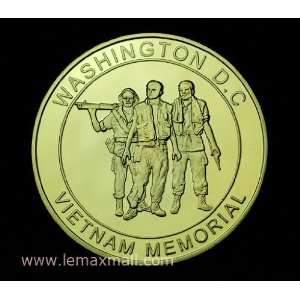  Vietnam War Memorial Gold Coin 2 