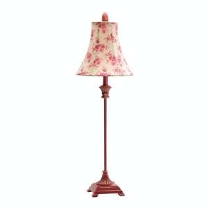   Dark Pink Lighting 28.25 Buffet Lamp from the Lighting Collection