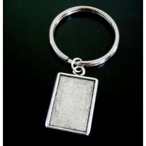  Instant Double Sided Rectangle Photo Keychain Kit: Arts 