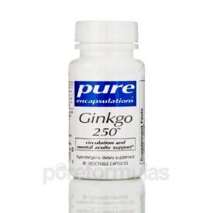  Pure Encapsulations Ginkgo 250   60 Vegetable Capsules 