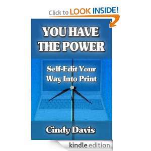   Self Edit Your Way Into Print Cindy Davis  Kindle Store
