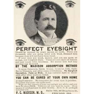   Eye Blindness Quackery Cure   Original Print Ad: Home & Kitchen