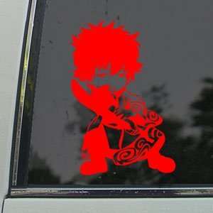   Decal Japanese Anime Truck Window Red Sticker: Arts, Crafts & Sewing