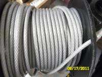   Galvanized Cable Vinyl Coated 250 feet reel Wire Rope NEW see discr