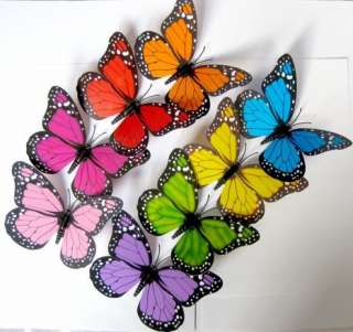 50pc 3D Artificial Butterfly wedding /home Favor,11cm  