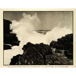 1940 Print Cape Elizabeth Maine Atlantic Ocean Scenery Harold Orne 