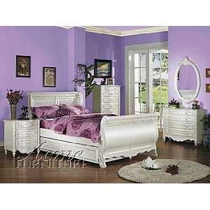  Acme Furniture Pearl White Bedroom 9 piece01005F set: Home 