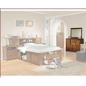  Acme Furniture Dresser with Mirror in Rustic Oak AC00620 1 