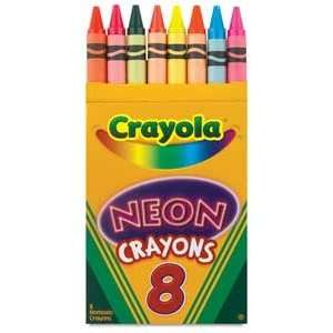  Crayola Neon Crayons   Neon Crayons, Set of 8 Arts 