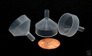10) Plastic Mini Funnels for Perfume Liquids  