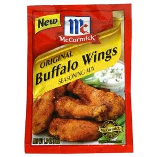 McCormick Original Buffalo Wing Seasoning Mix, 1.6 Ounce Packets (Pack 