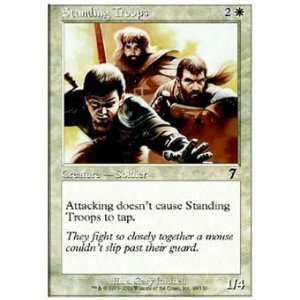   Magic the Gathering   Standing Troops   Seventh Edition Toys & Games