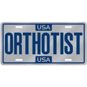 New  Usa Orthotist  License Plate Occupations 