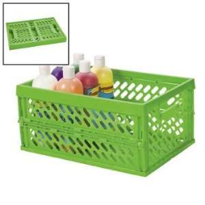  Green Foldable Storage Crate   Teacher Resources & Storage 