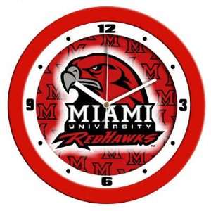  Miami University Redhawks Dimension Wall Clock: Sports 