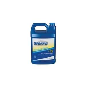 Sierra Outboard Blue Premium Two Cycle Engine Oil TC W3, Gallon 
