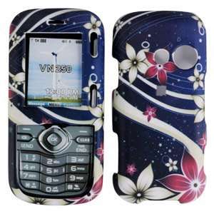 Musical Red and White Flower with Blue Space Sky Rubber 