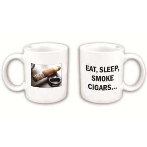  Eat, Sleep, Smoke Cigars Coffee Mug 