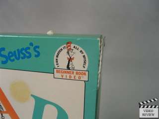 Dr. Seusss ABC VHS Beginner Book Video  